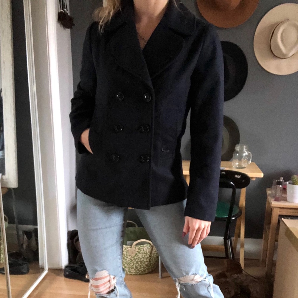 Navy blue Forever 21 Coat